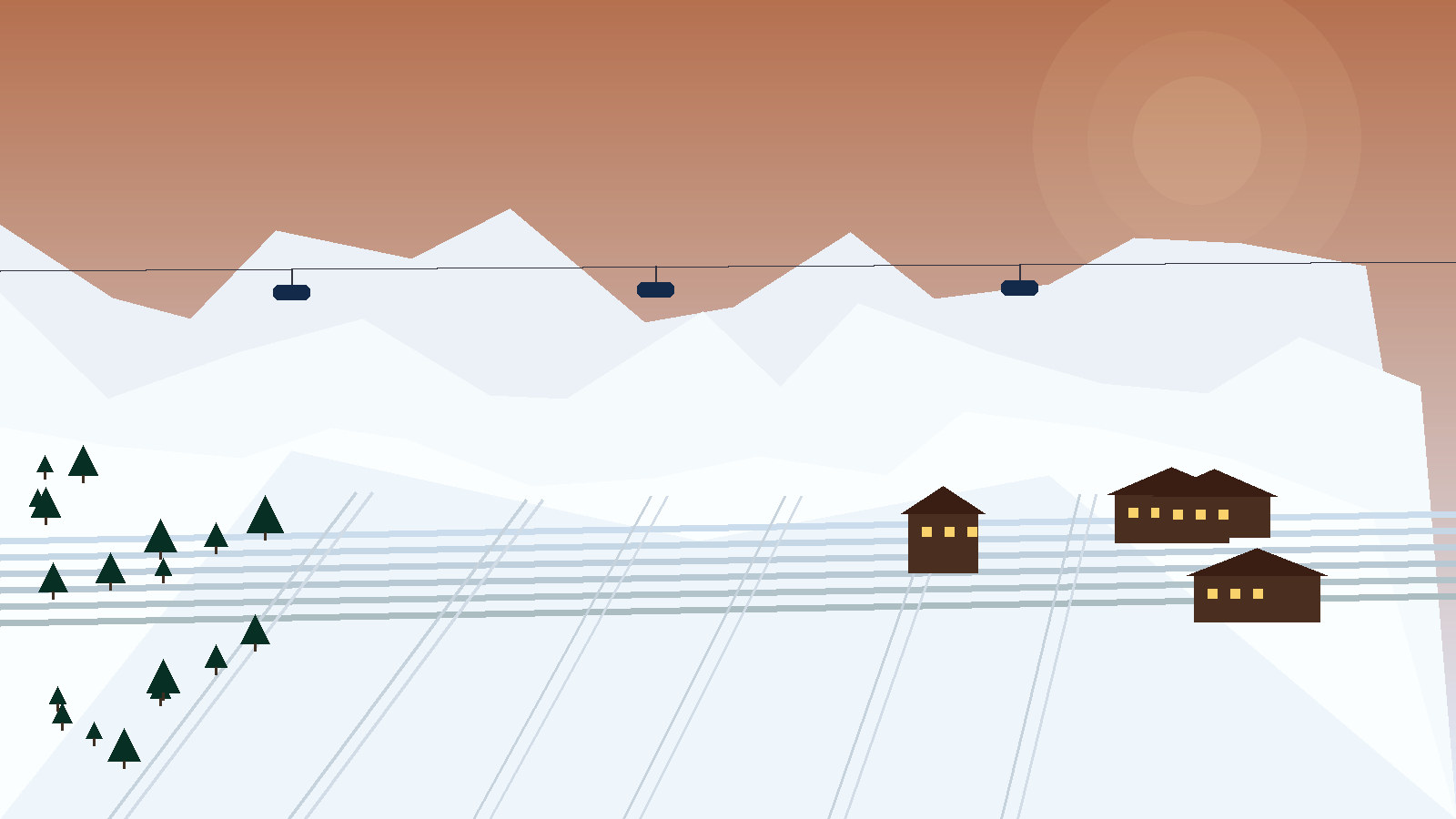 Grisons rail-to-mountain routes: Slope panorama and outlook