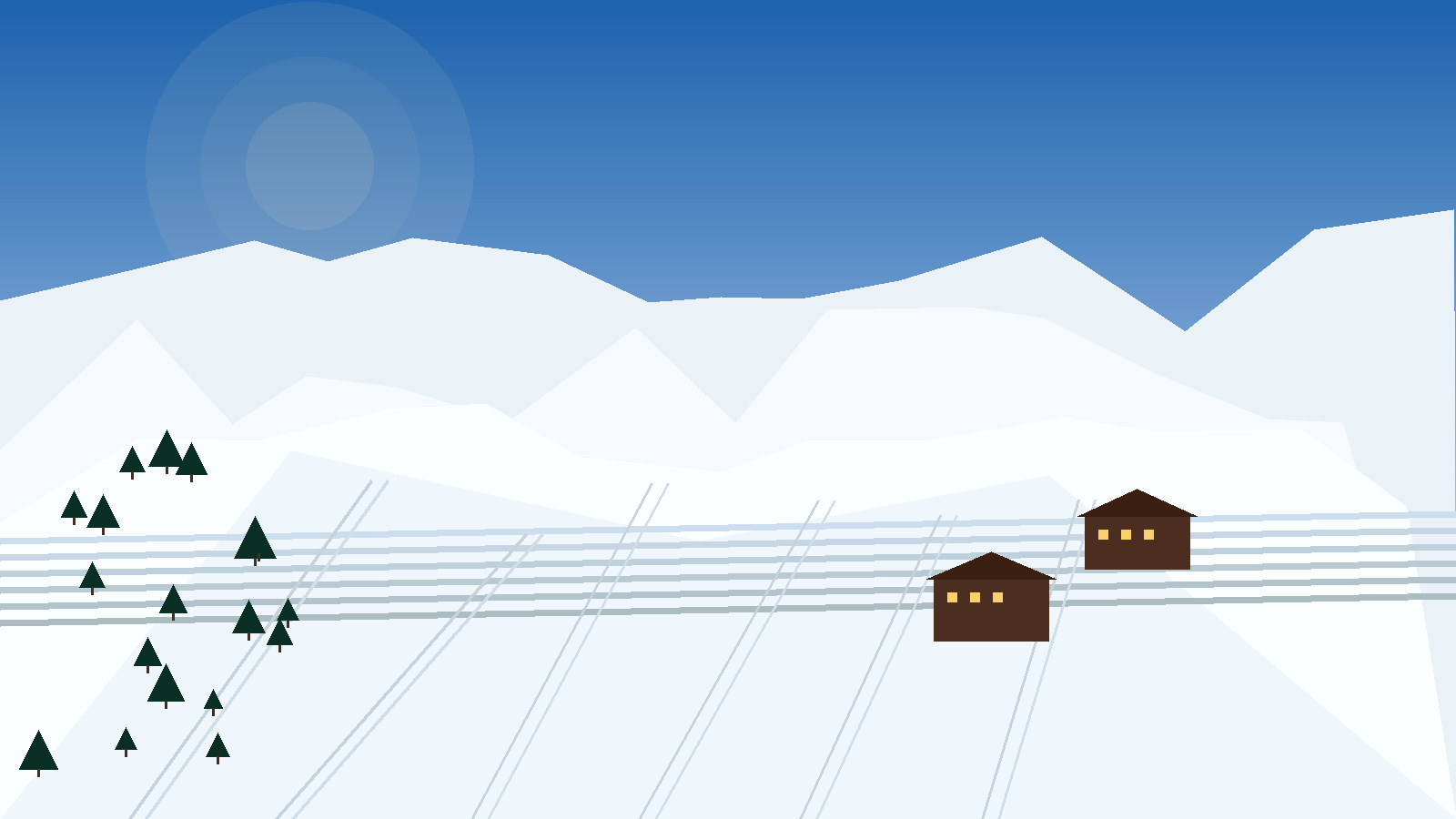 Grisons rail-to-mountain routes: Evening descent and blue hour