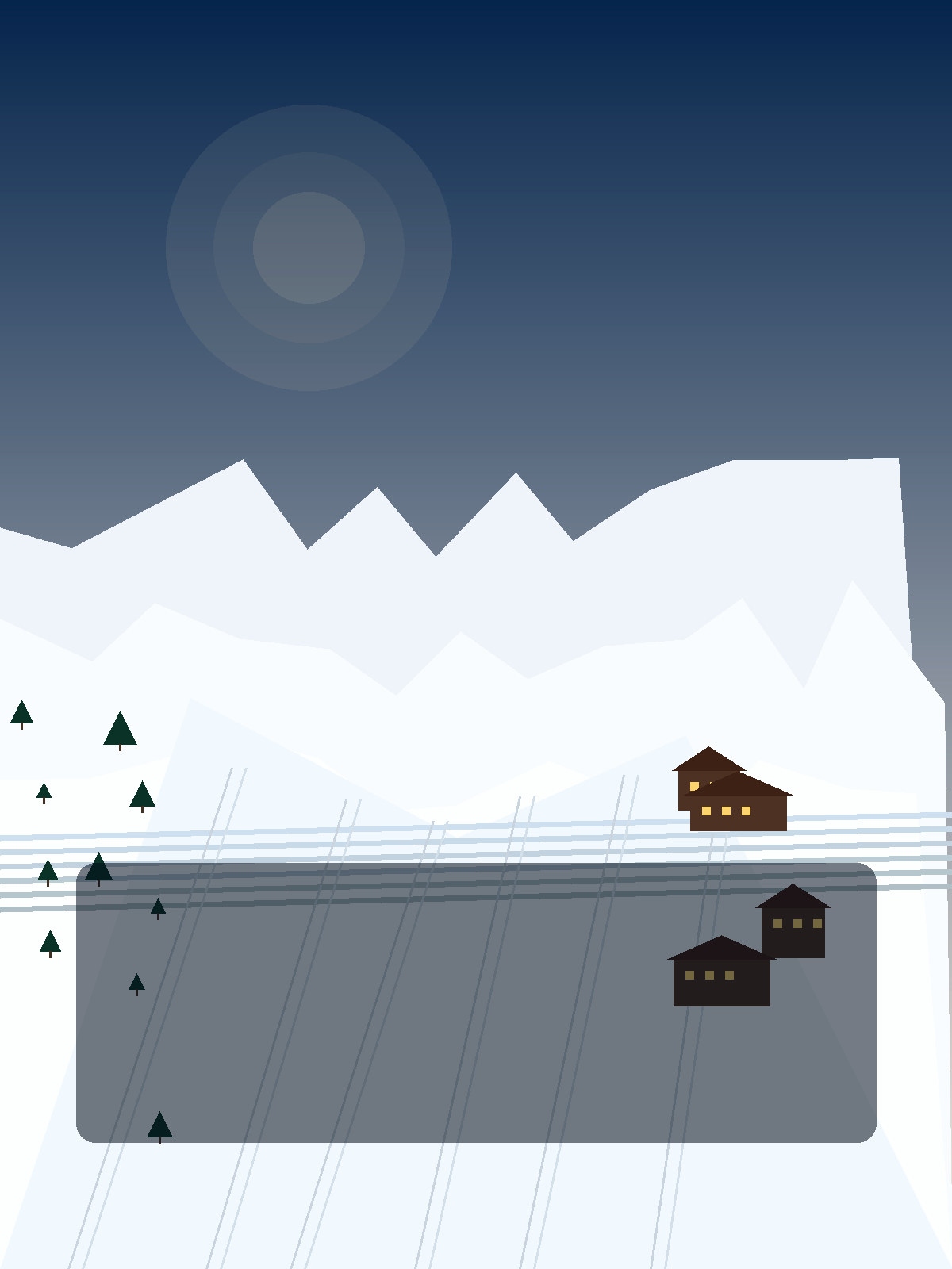 Valais height and calm: Terraces and noon light