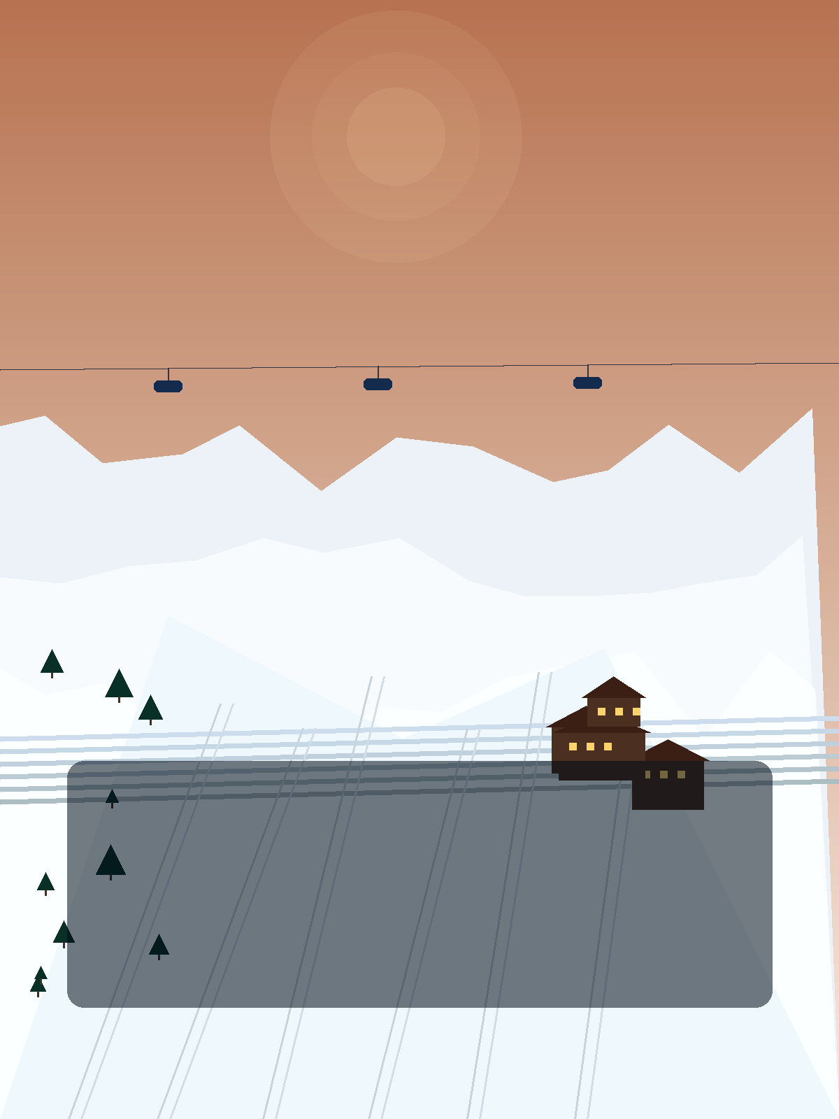 Tyrol morning slopes: Technique training on wide pistes