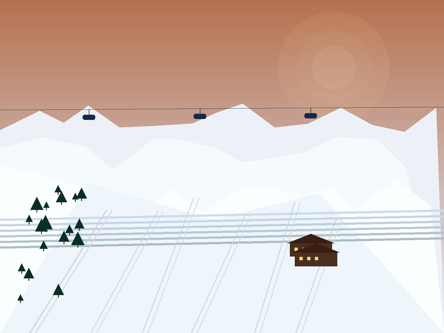 Grisons rail-to-mountain routes: Village promenade and winter architecture