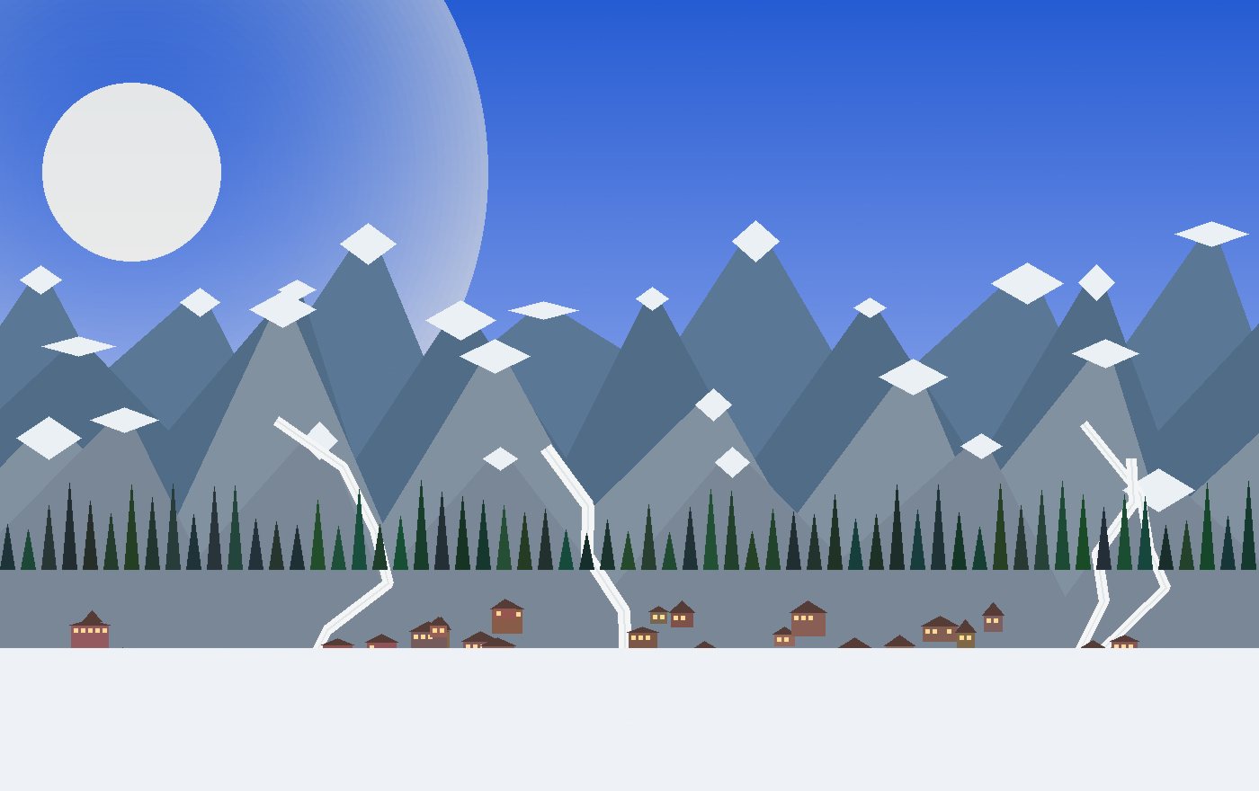 Tree runs and storm shelter