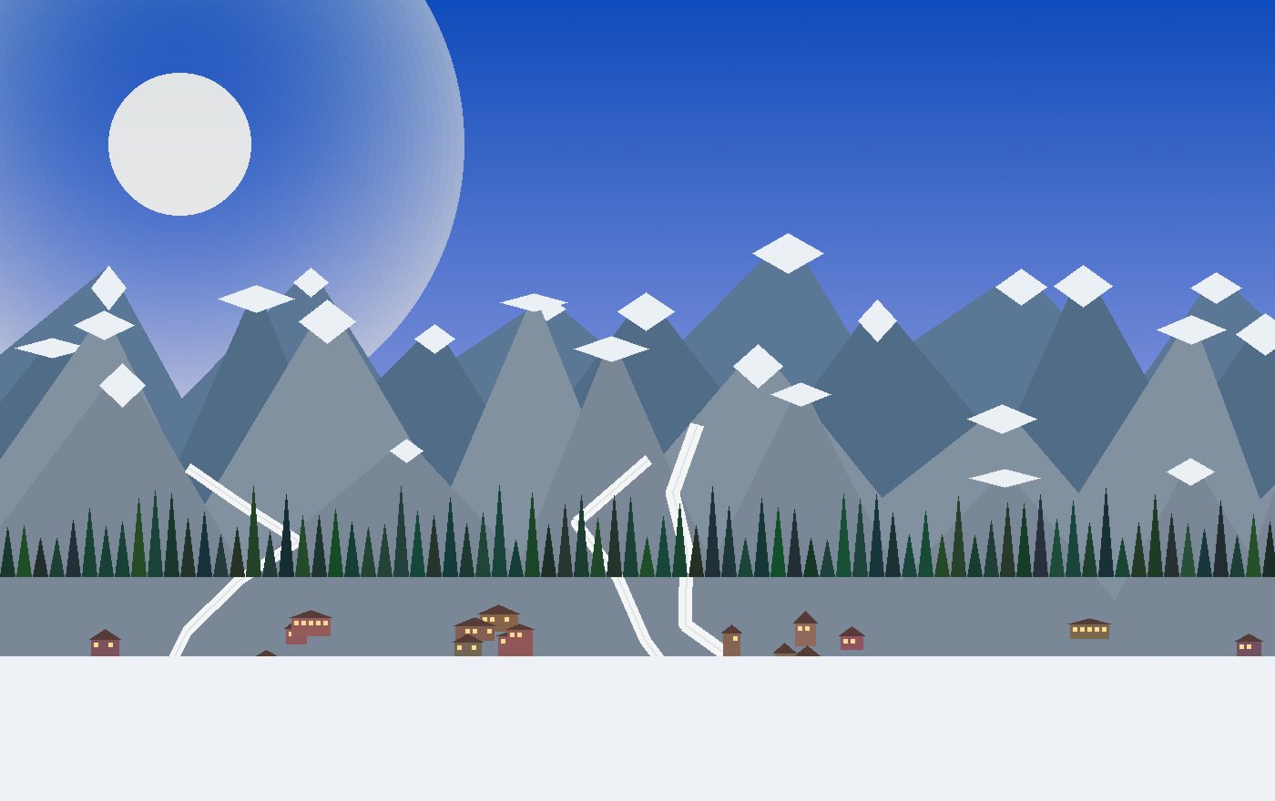 Morning light and first lift