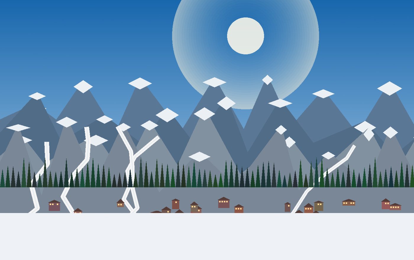 Tree runs and storm shelter