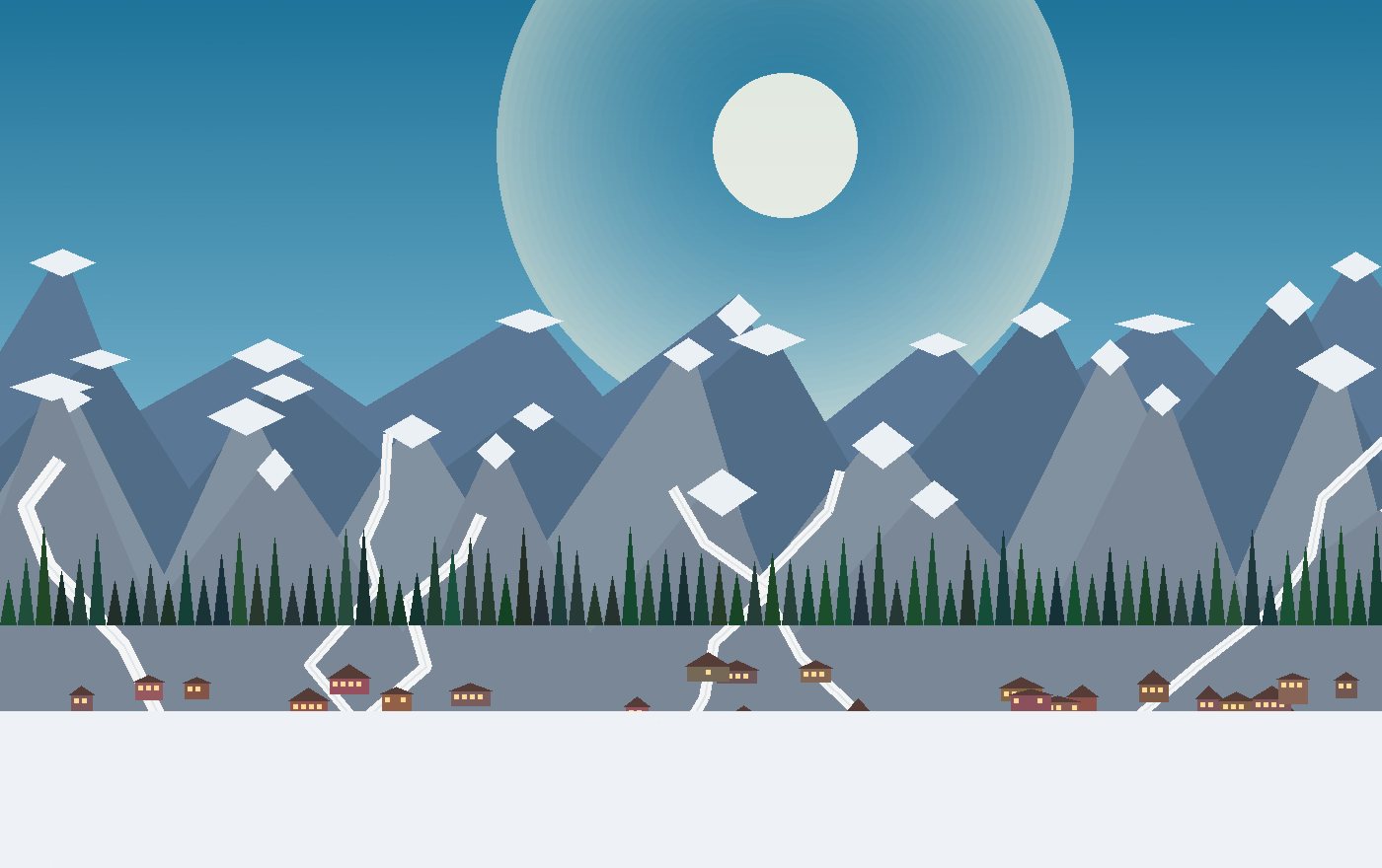 Carving and flow guide: Lunch terraces and hut windows