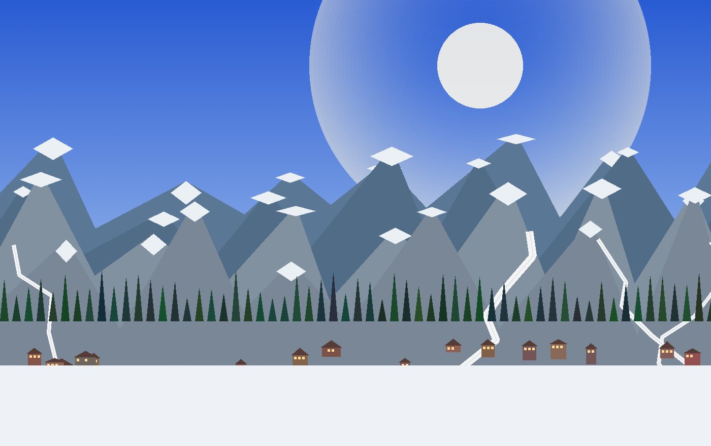 Sunset laps and final descent