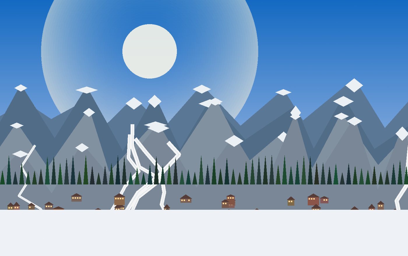 North-facing slopes and snow quality