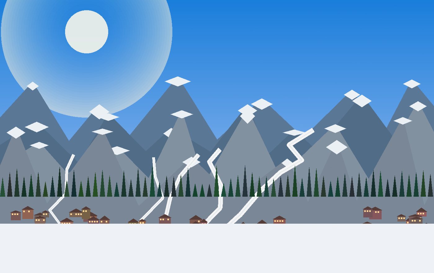 Spring snow and altitude rhythm