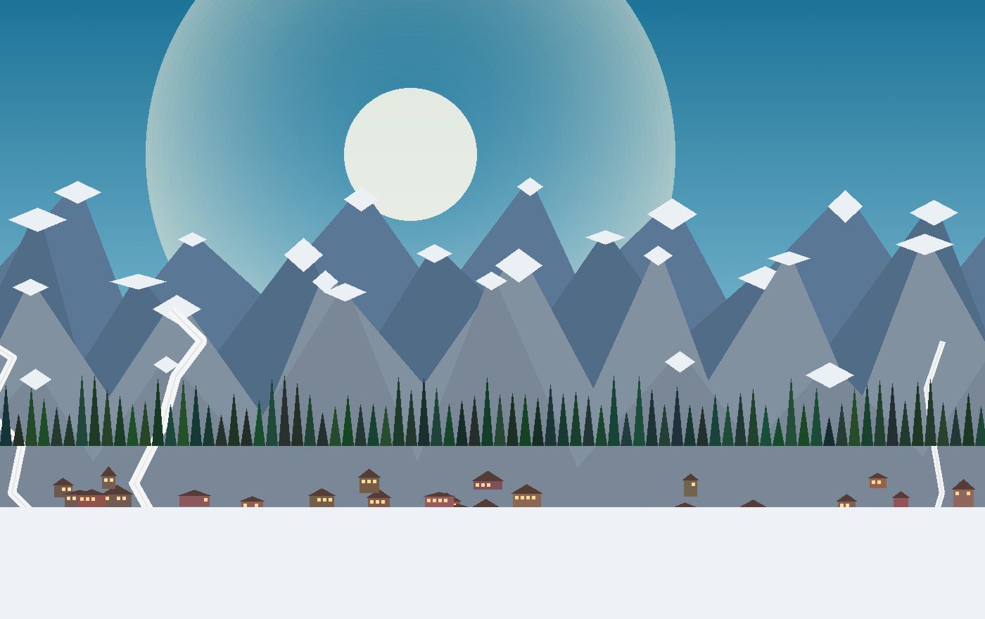 Spring snow and altitude rhythm