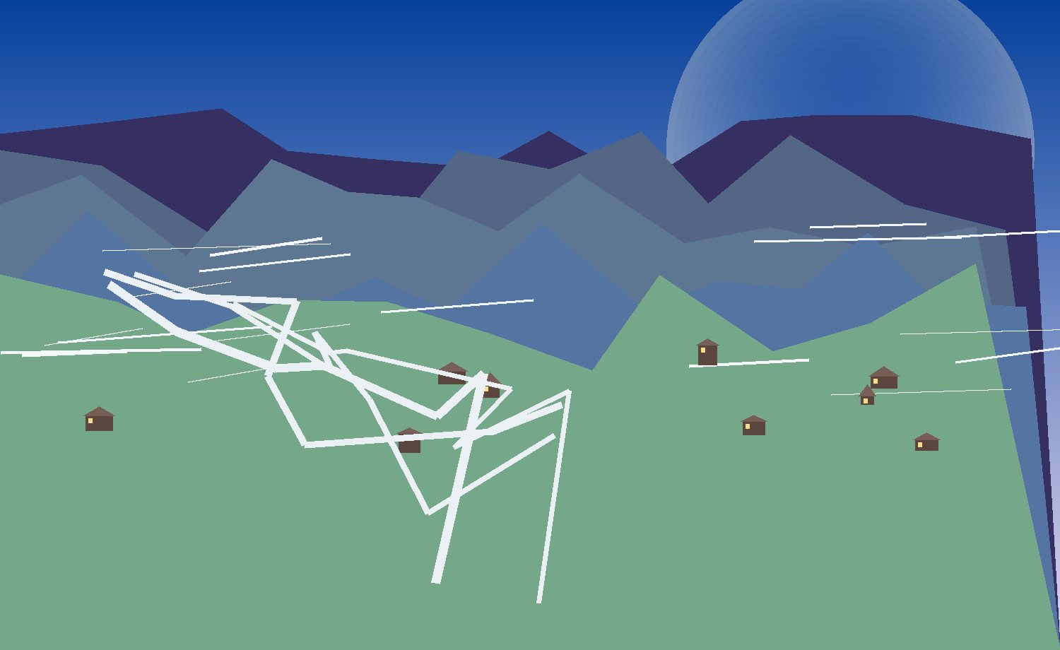 snow reading sunrise slopes