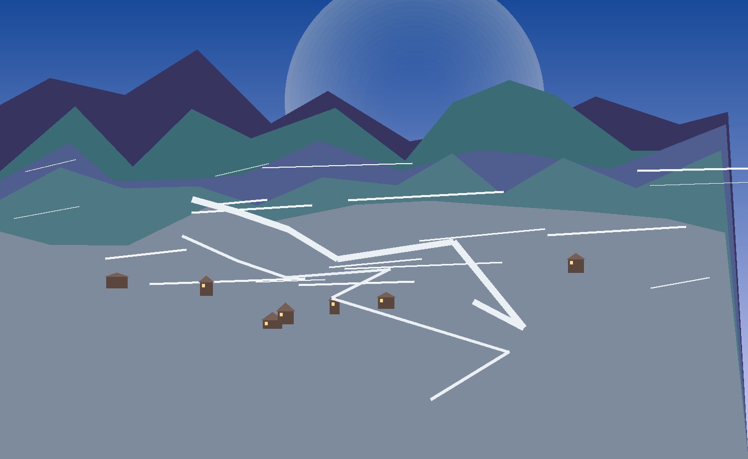 family calm panorama terraces