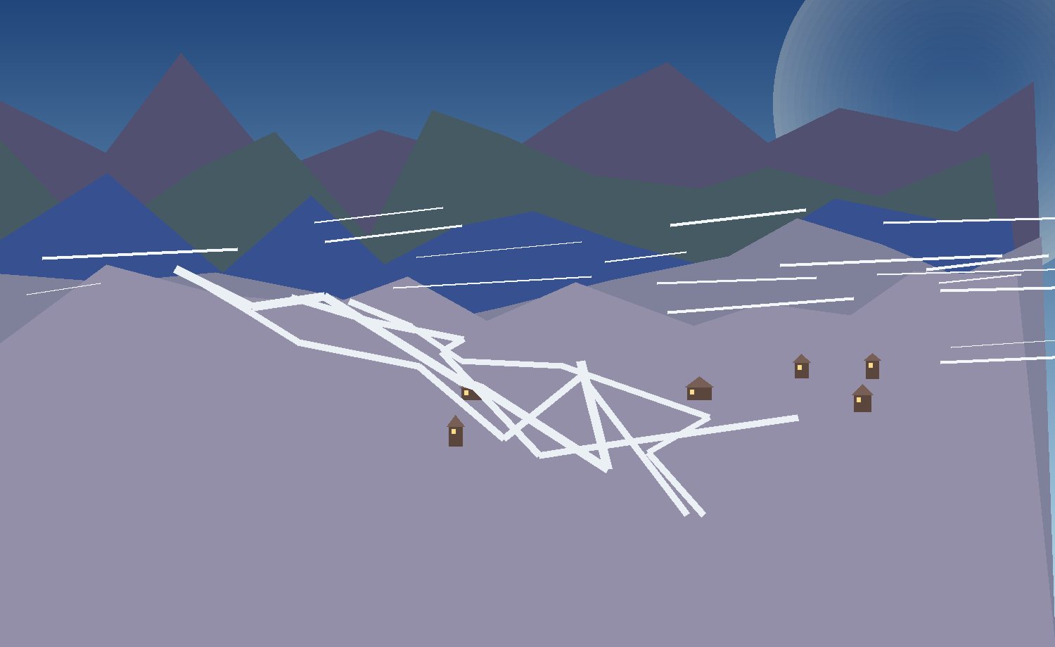 family calm quiet evening villages