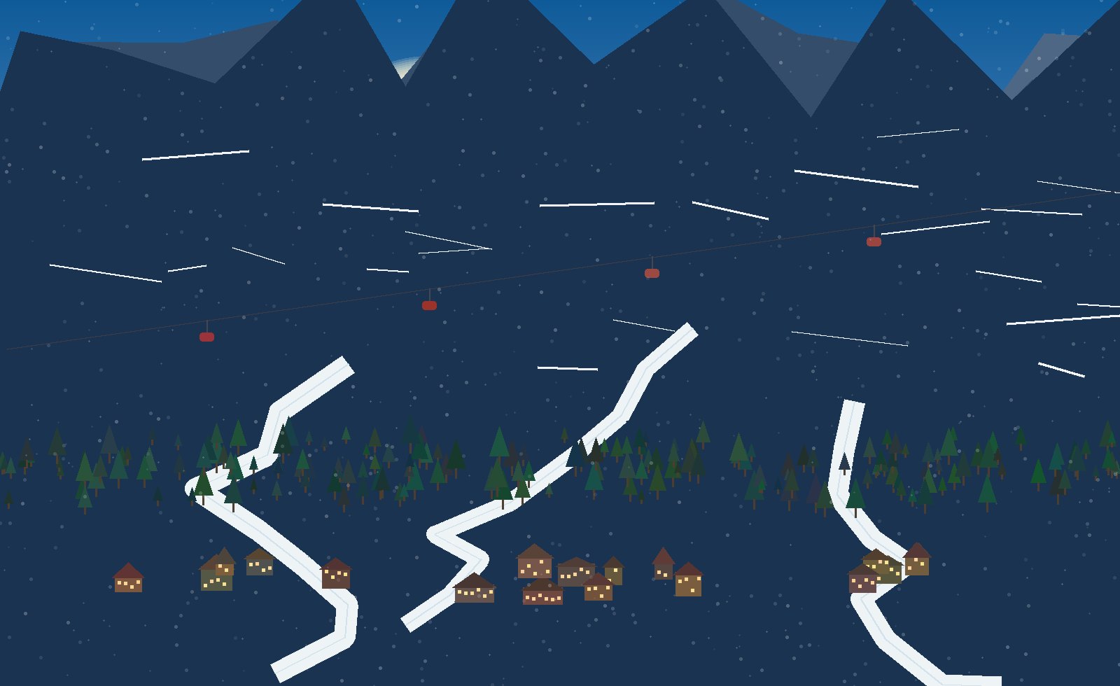 glacier perspective village-to-lift distance