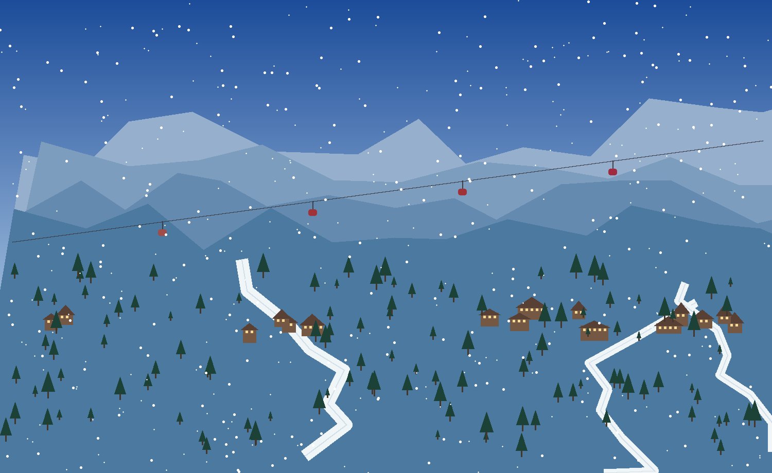 scenic transitions dawn cable cars