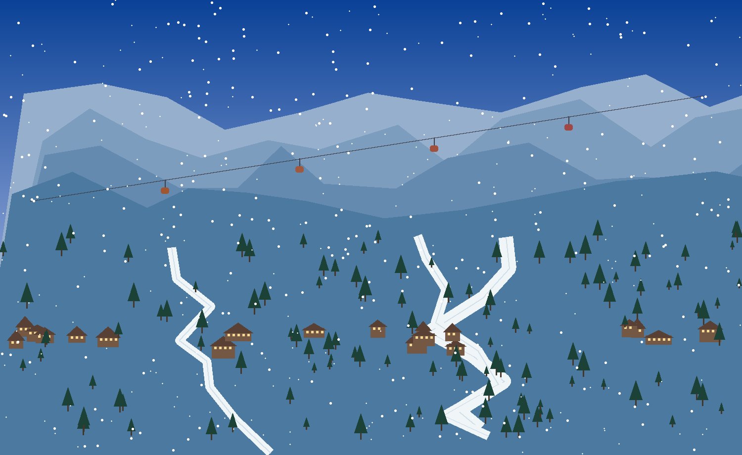 scenic transitions late-afternoon snow