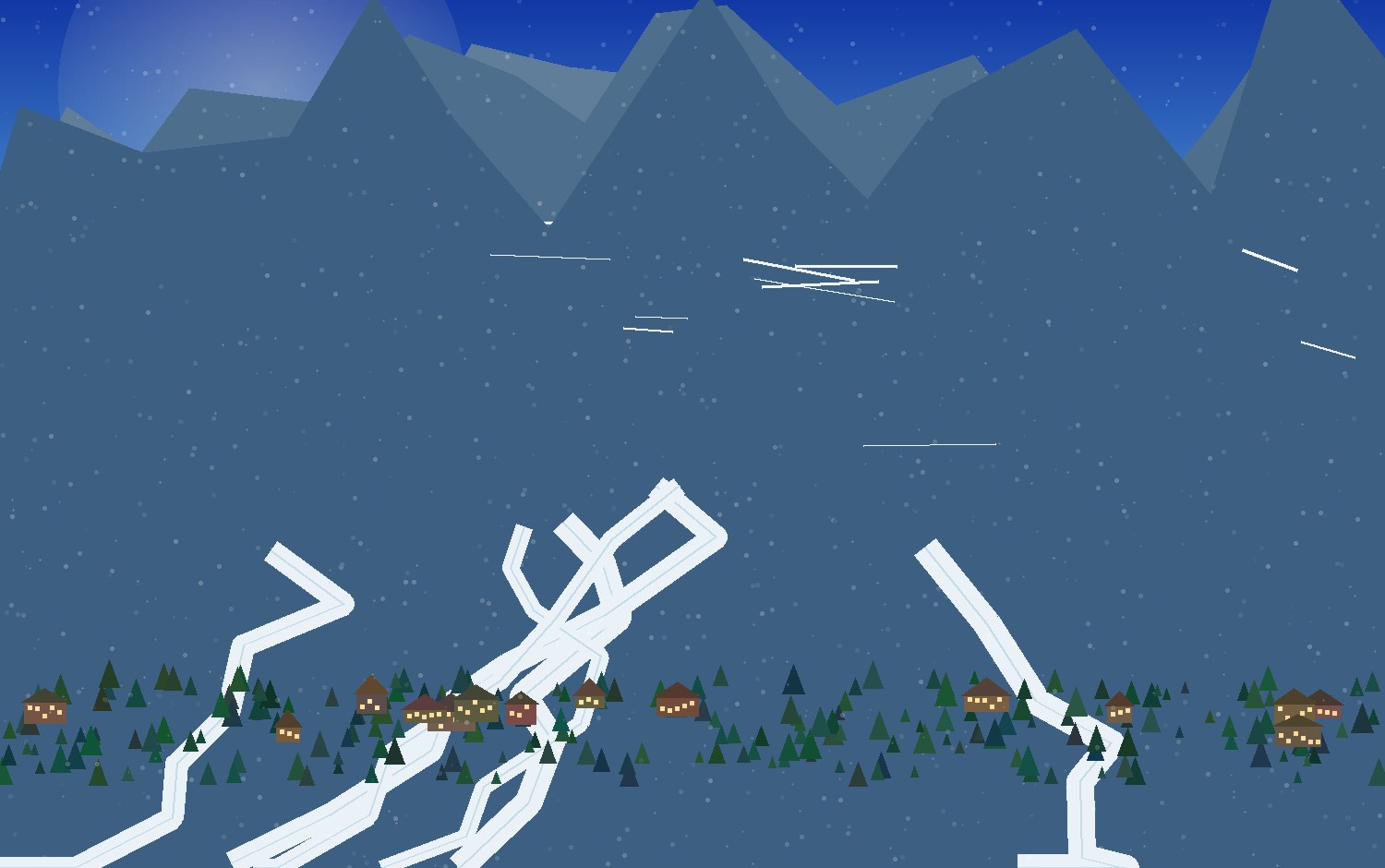 winter alpine scene 3