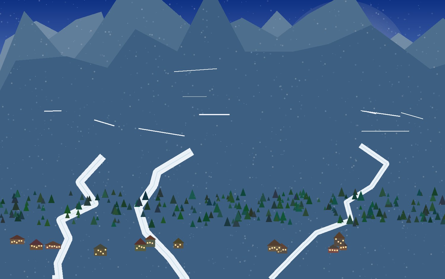 winter alpine scene 4