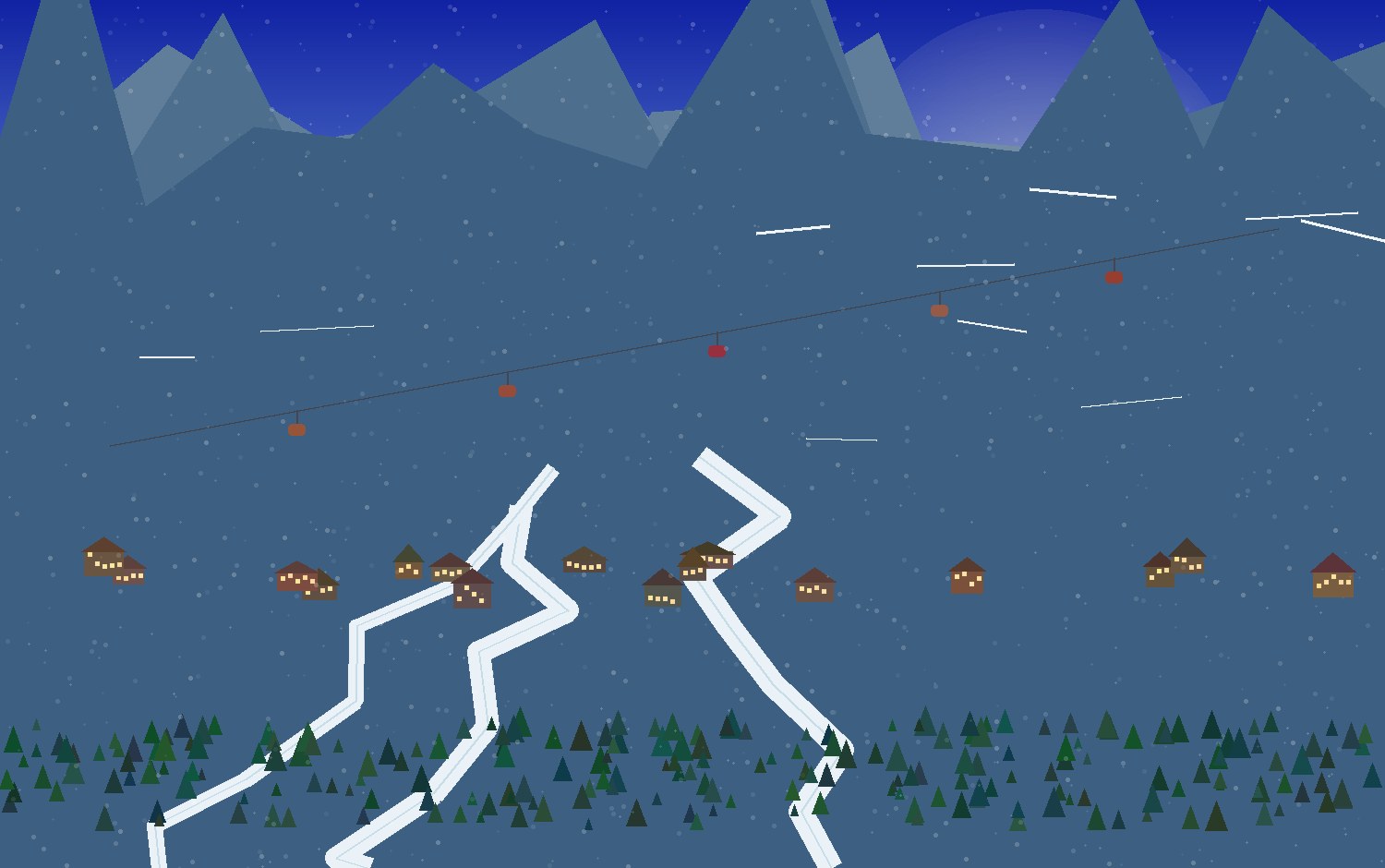 winter alpine scene 5