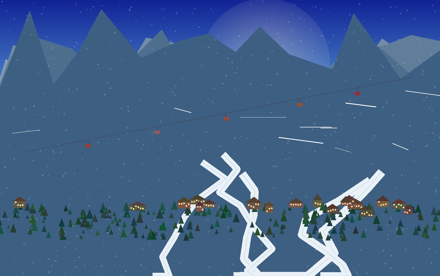 winter alpine scene 6