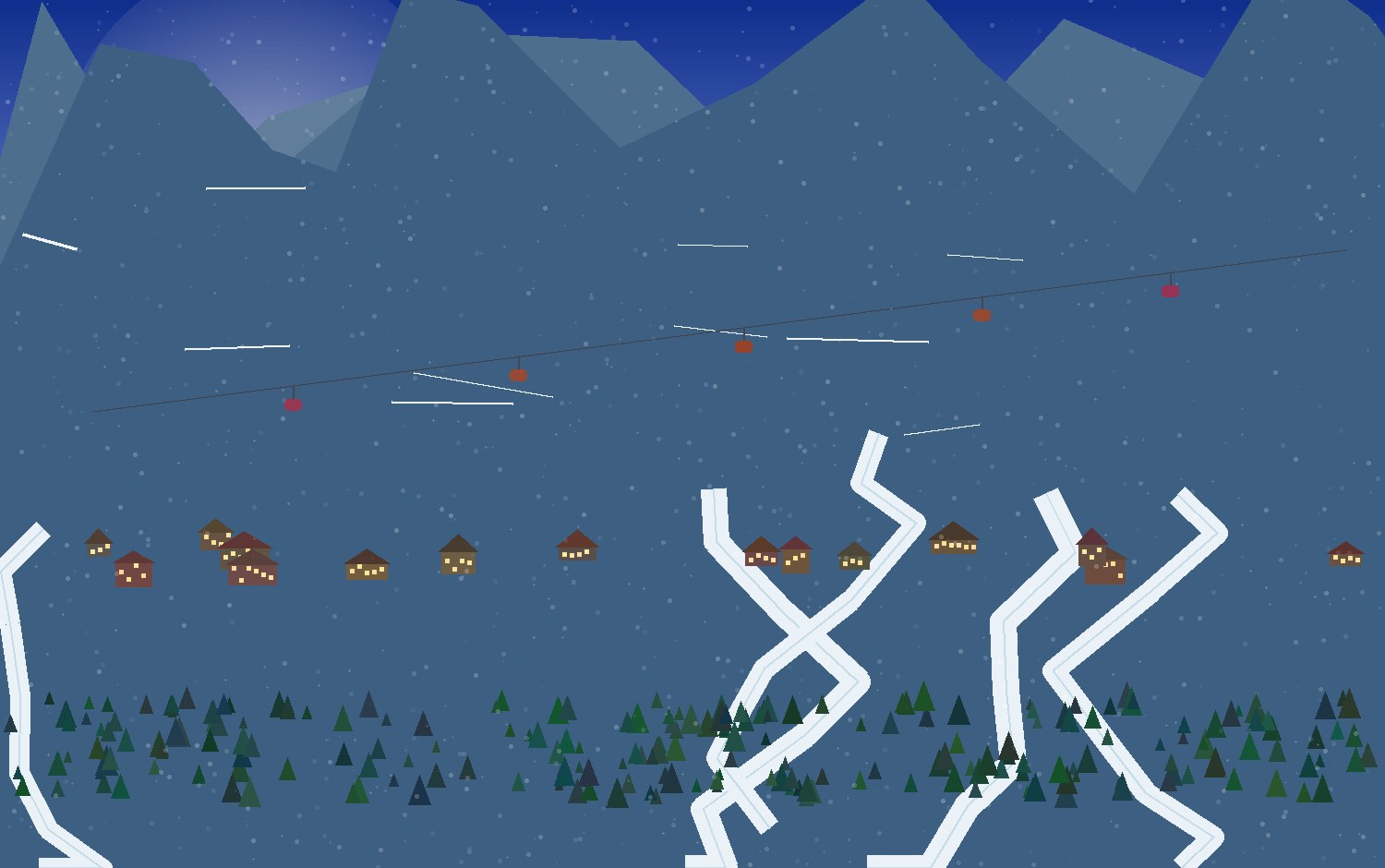 winter alpine scene 7