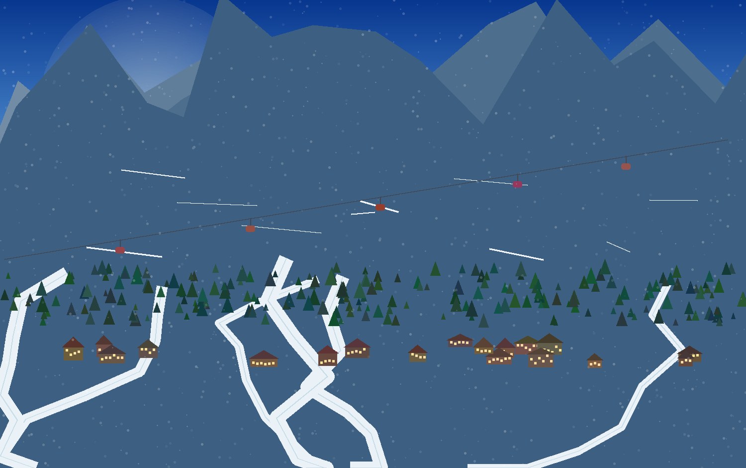 winter alpine scene 8