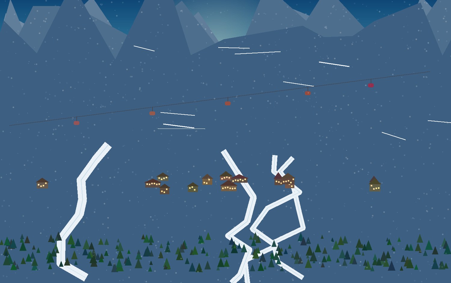 winter alpine scene 9