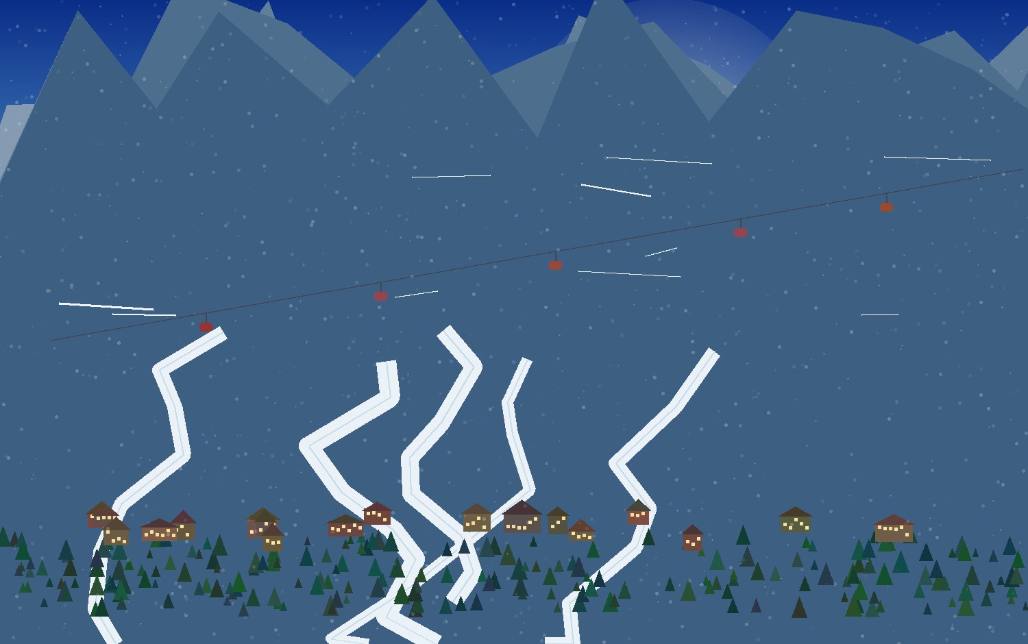 winter alpine scene 10