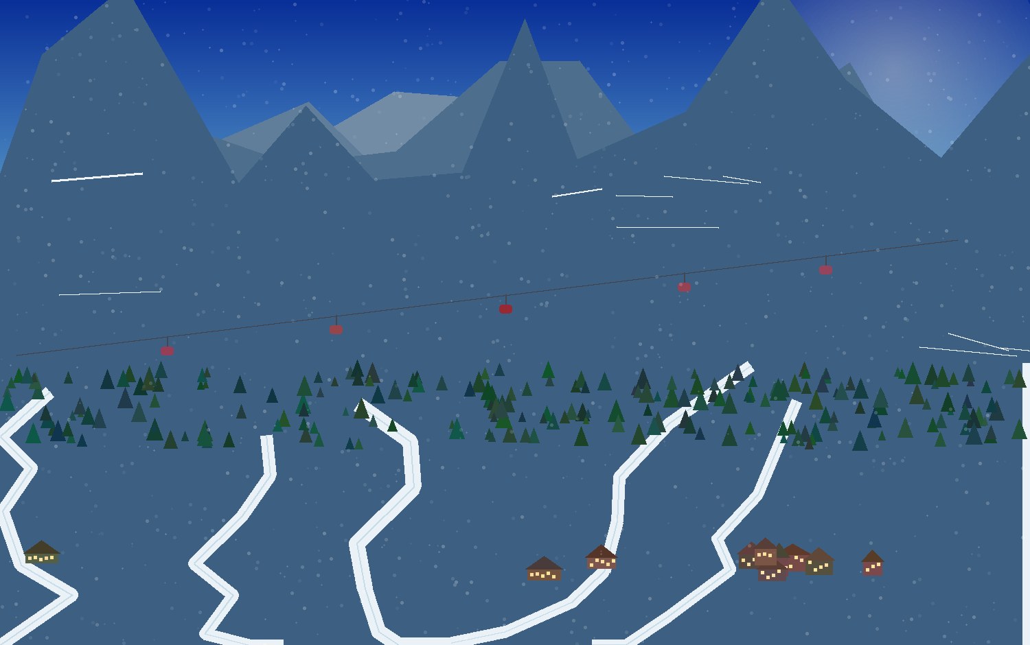 winter alpine scene 11