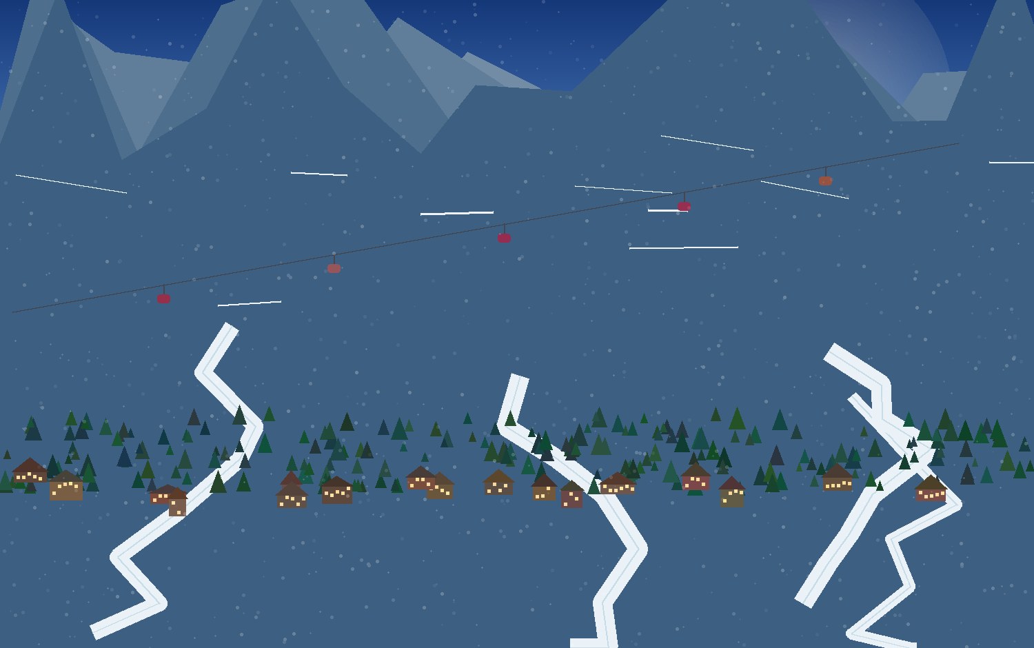 winter alpine scene 12