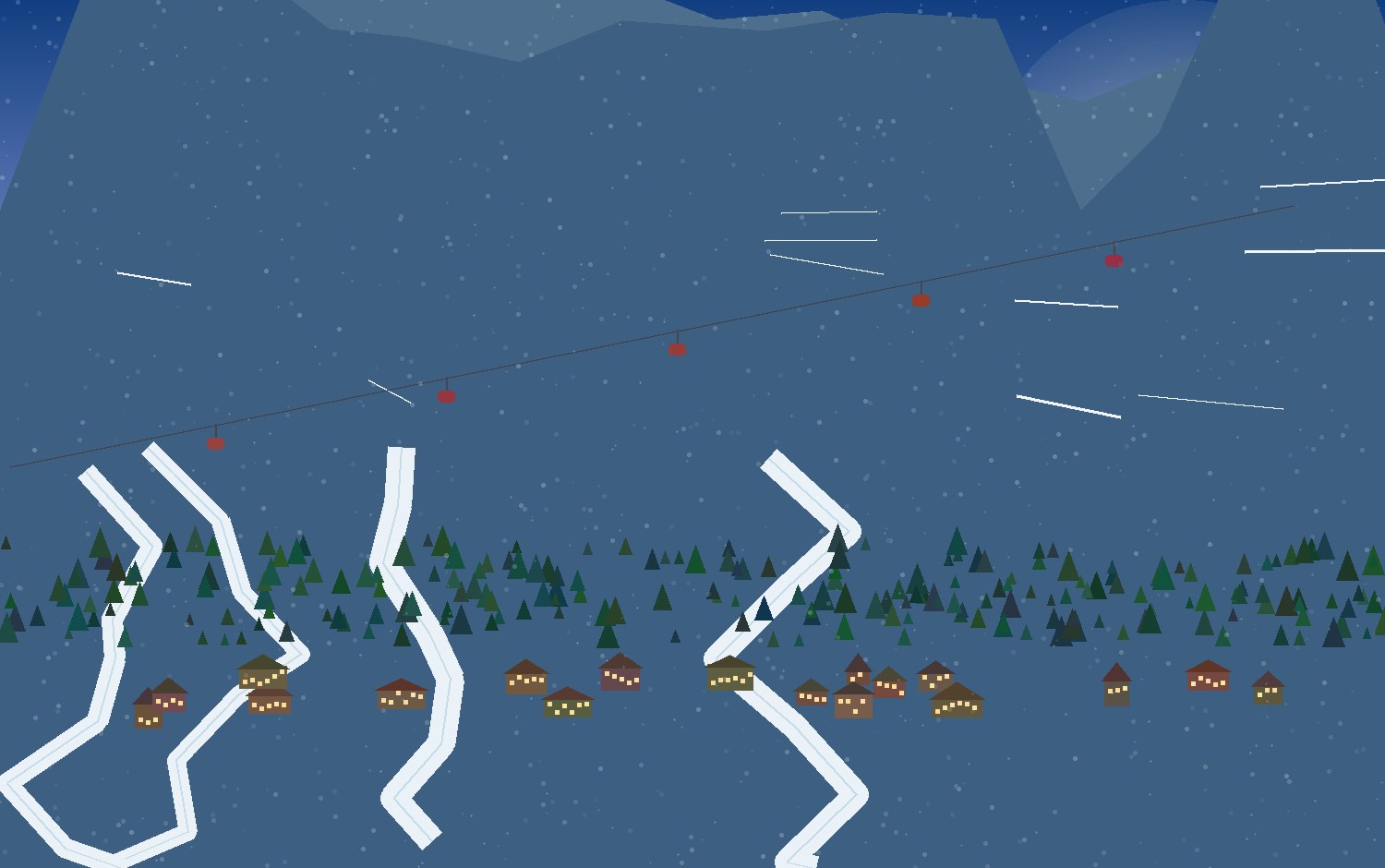 winter alpine scene 13