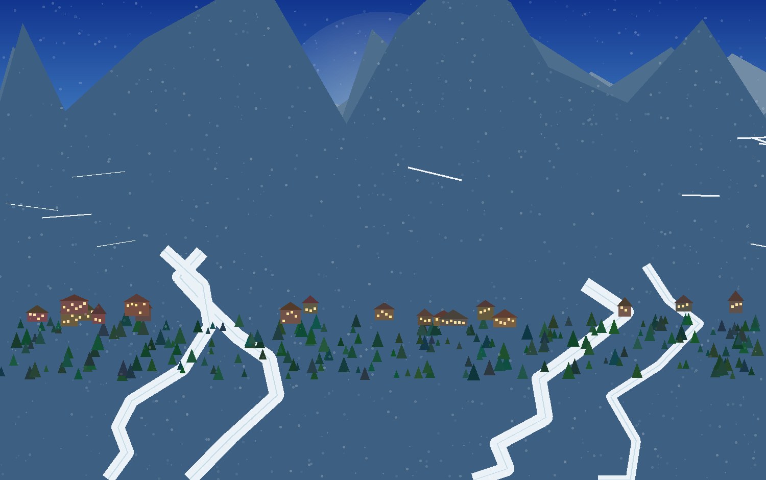 winter alpine scene 17