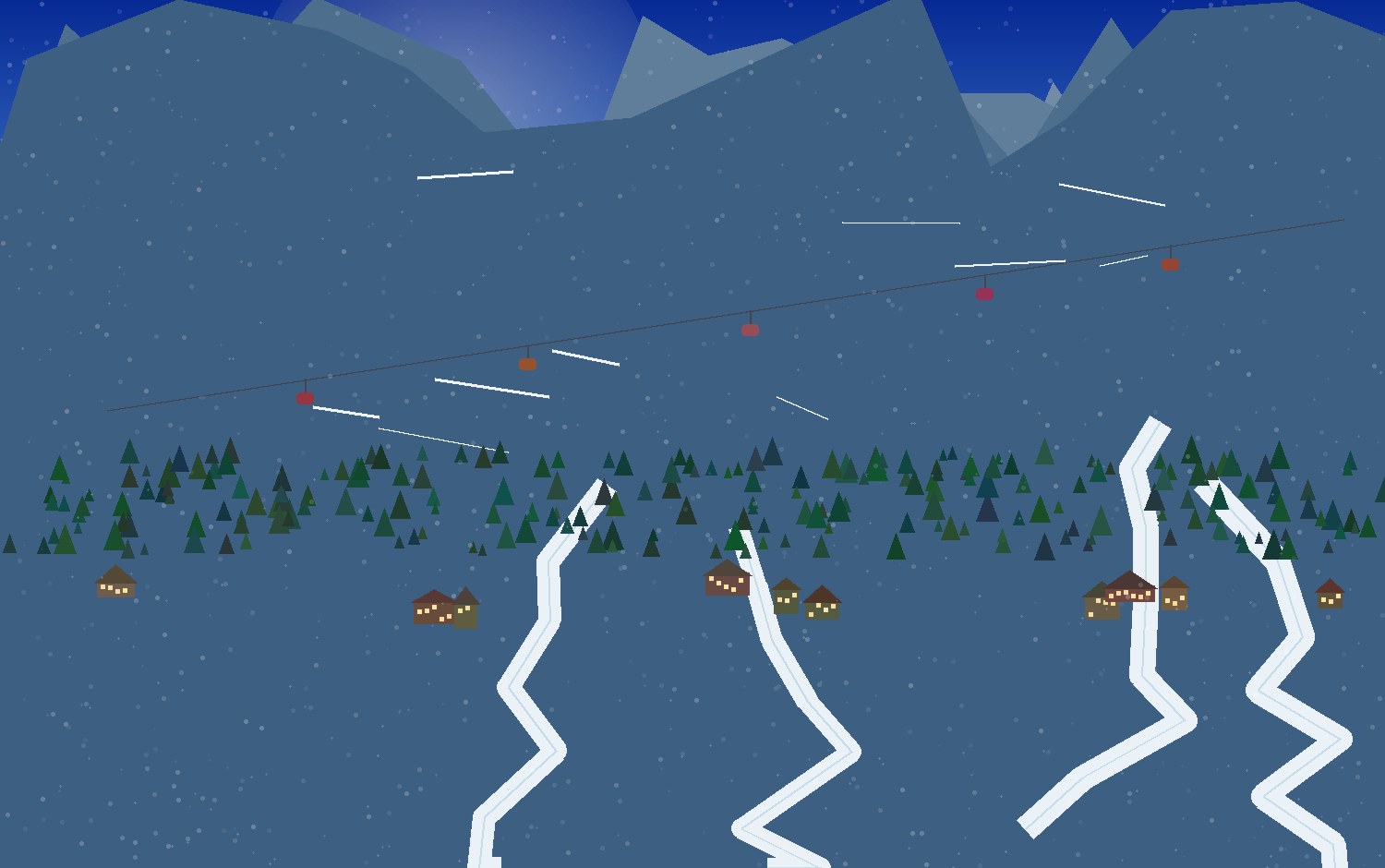 winter alpine scene 22