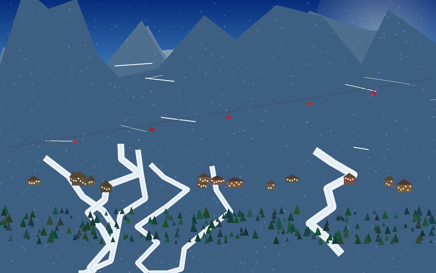 winter alpine scene 32