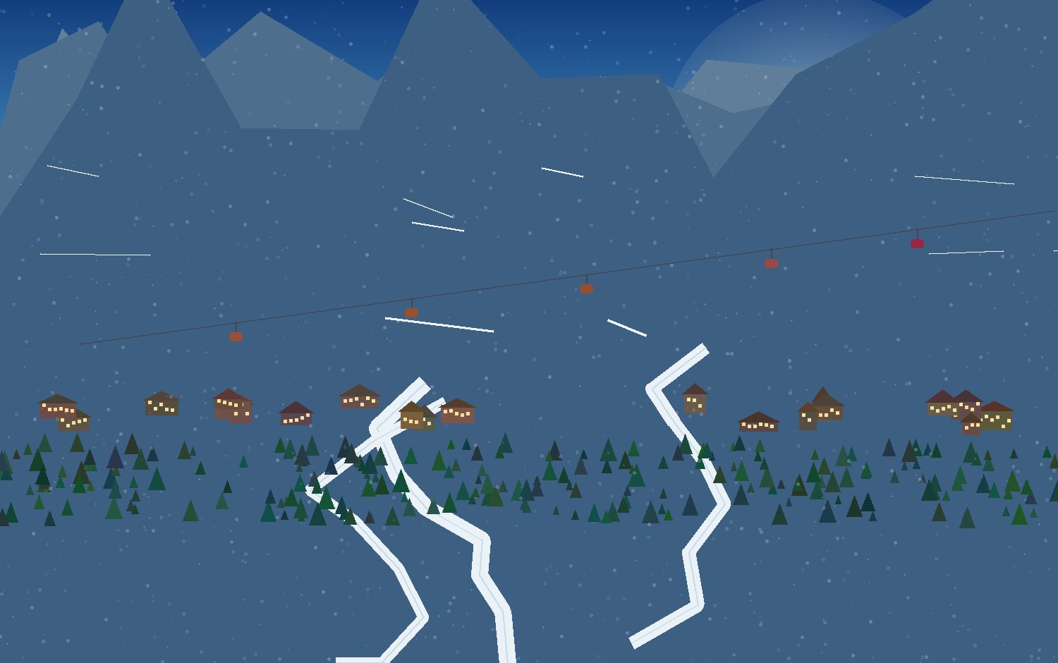 winter alpine scene 33