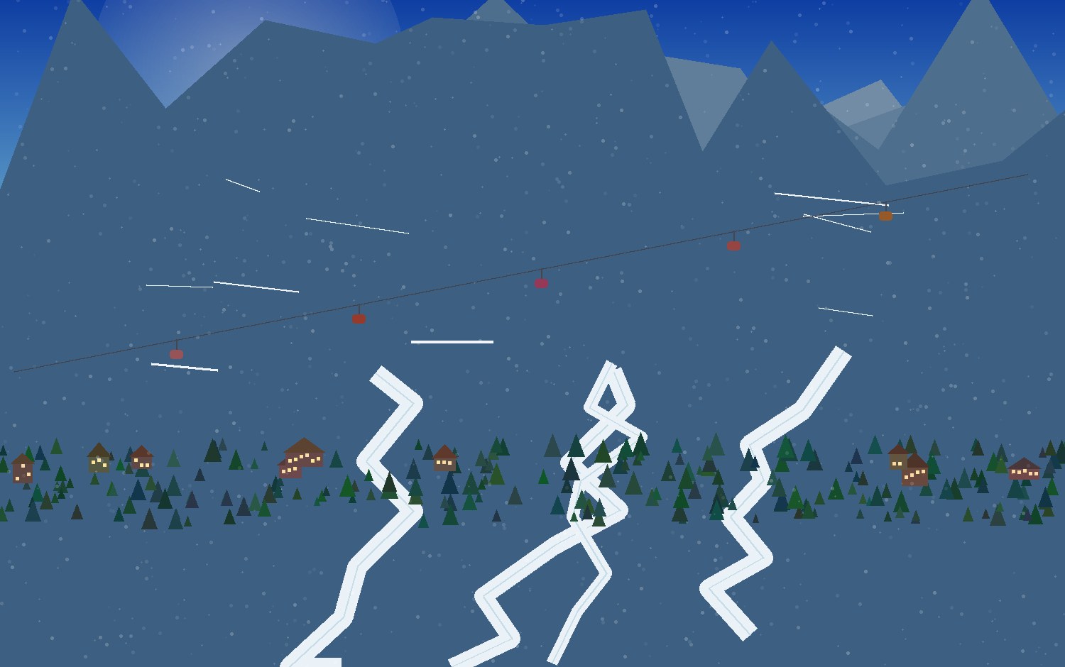 winter alpine scene 34