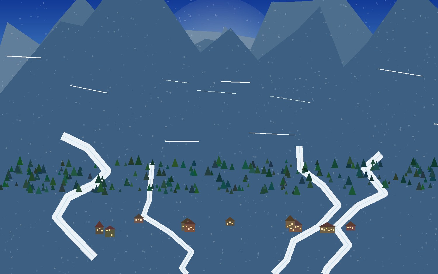 winter alpine scene 44