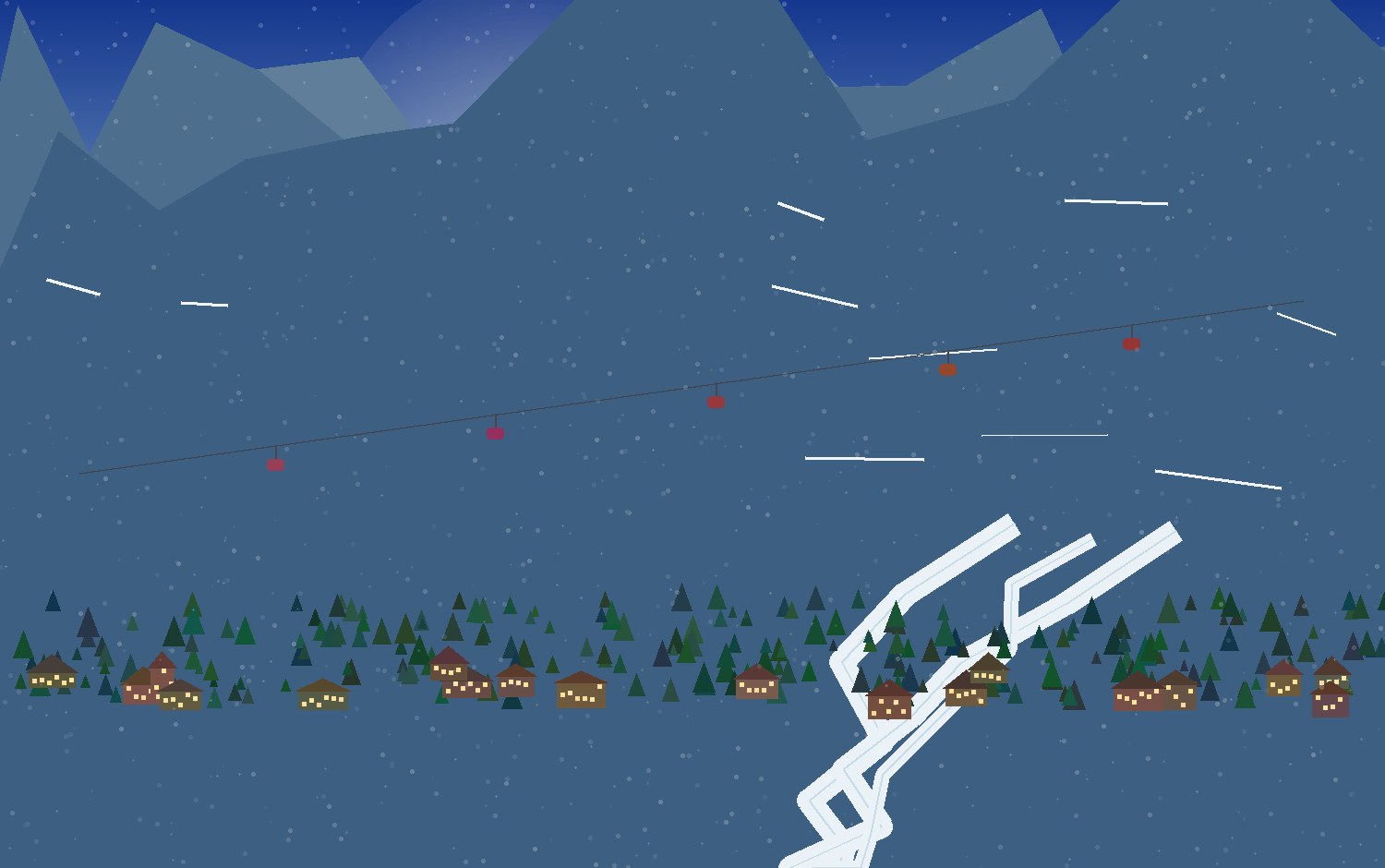 winter alpine scene 46