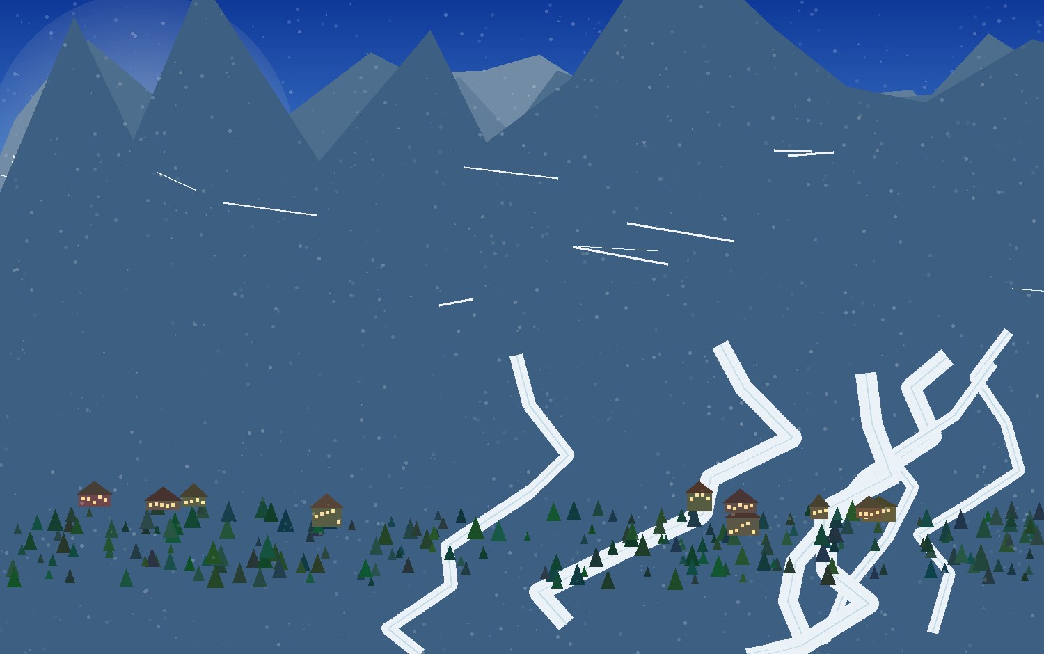 winter alpine scene 48