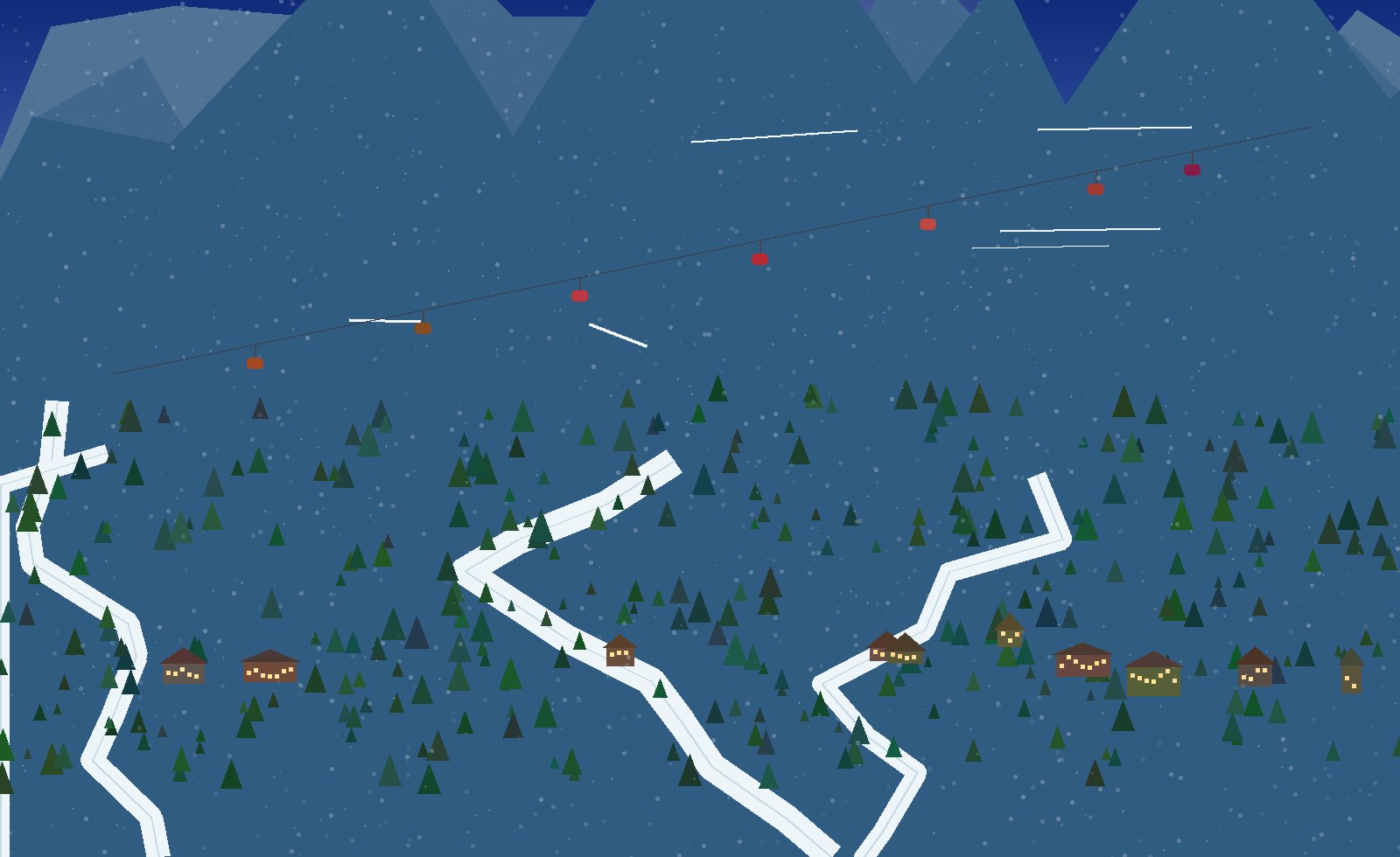 winter alpine scene 1