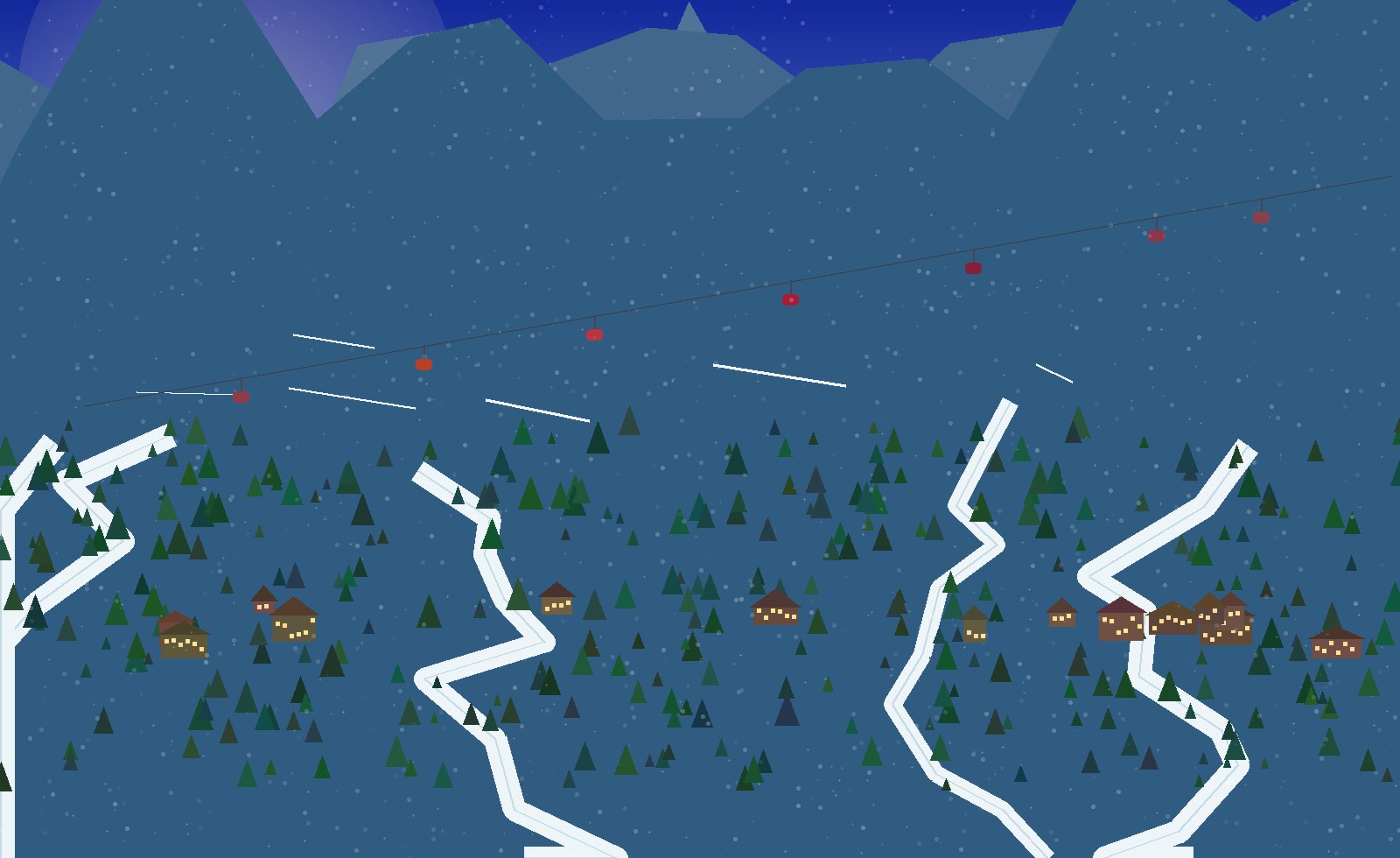 winter alpine scene 2