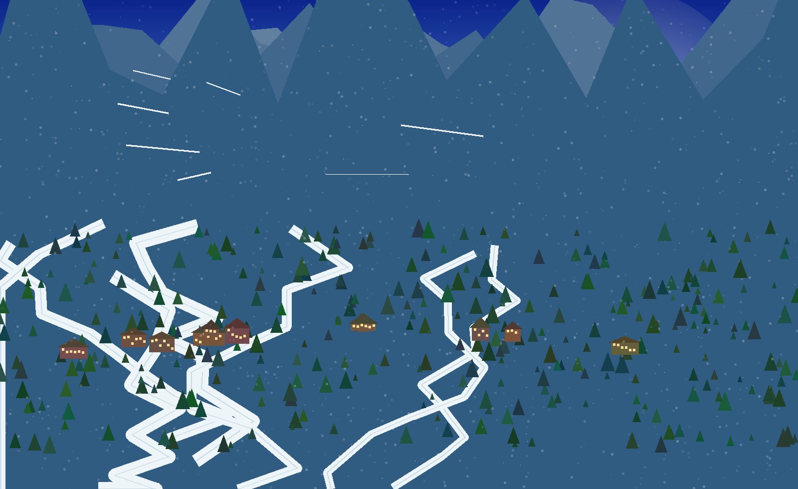 winter alpine scene 4