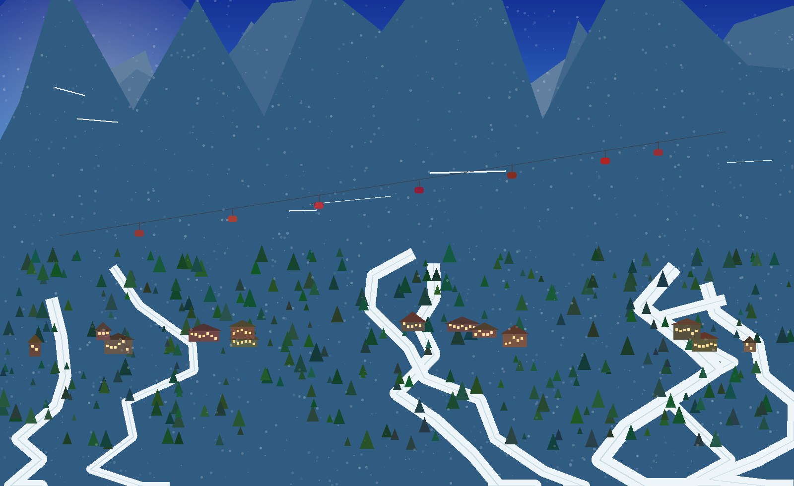 winter alpine scene 5