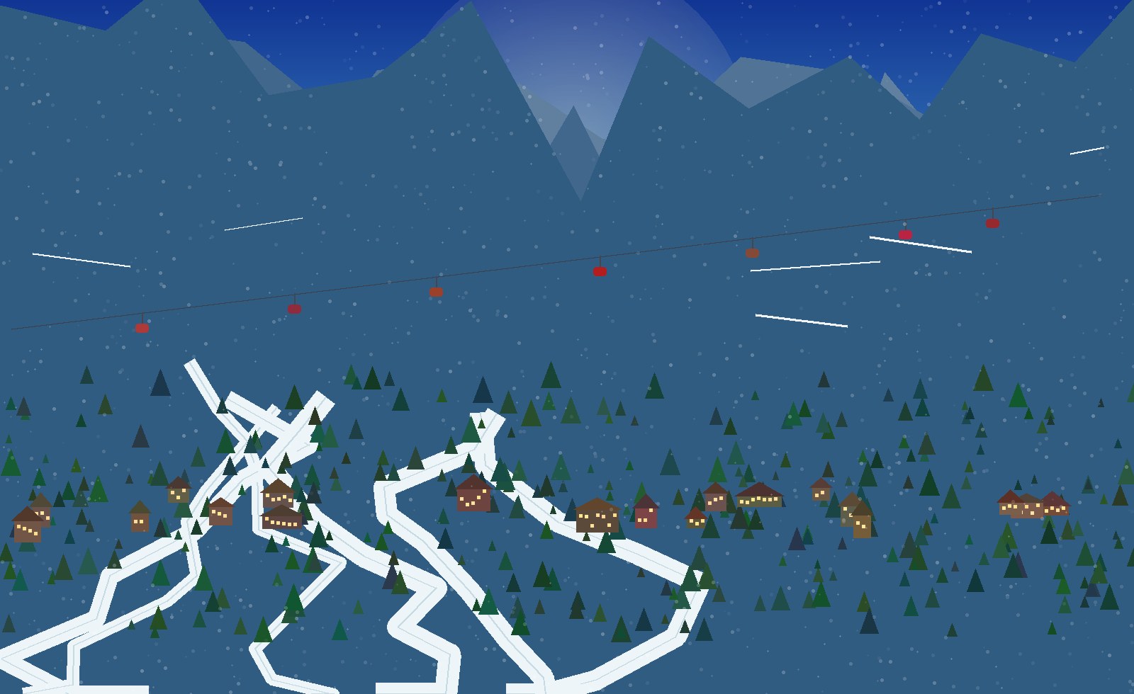 winter alpine scene 7