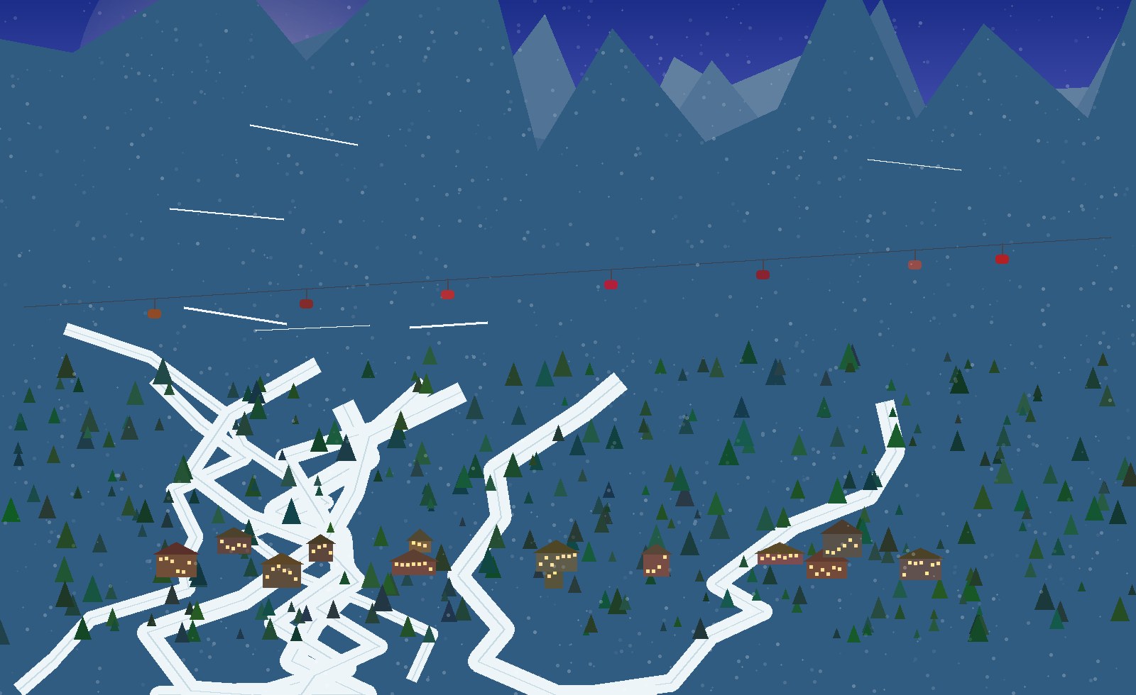 winter alpine scene 8