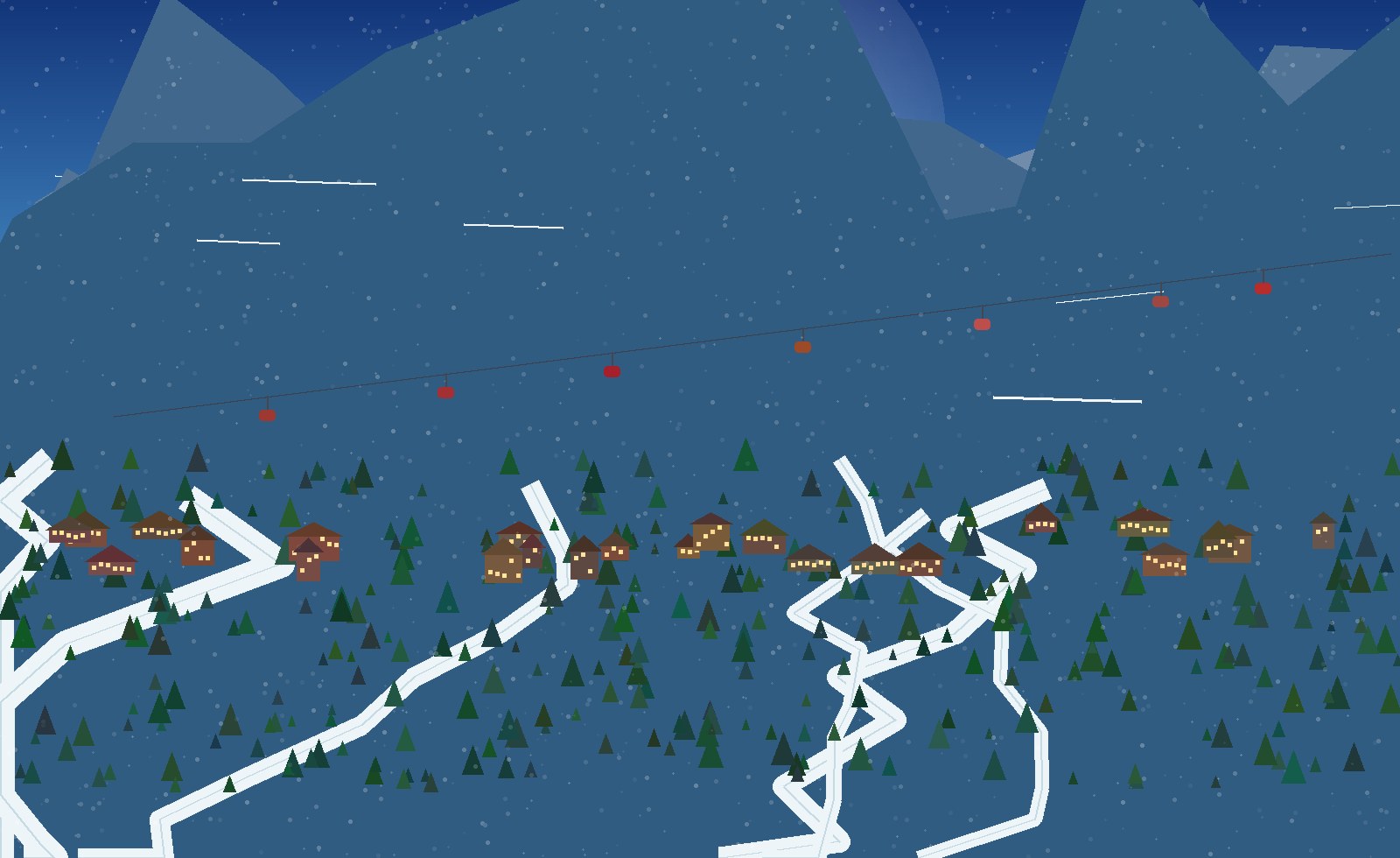 winter alpine scene 10