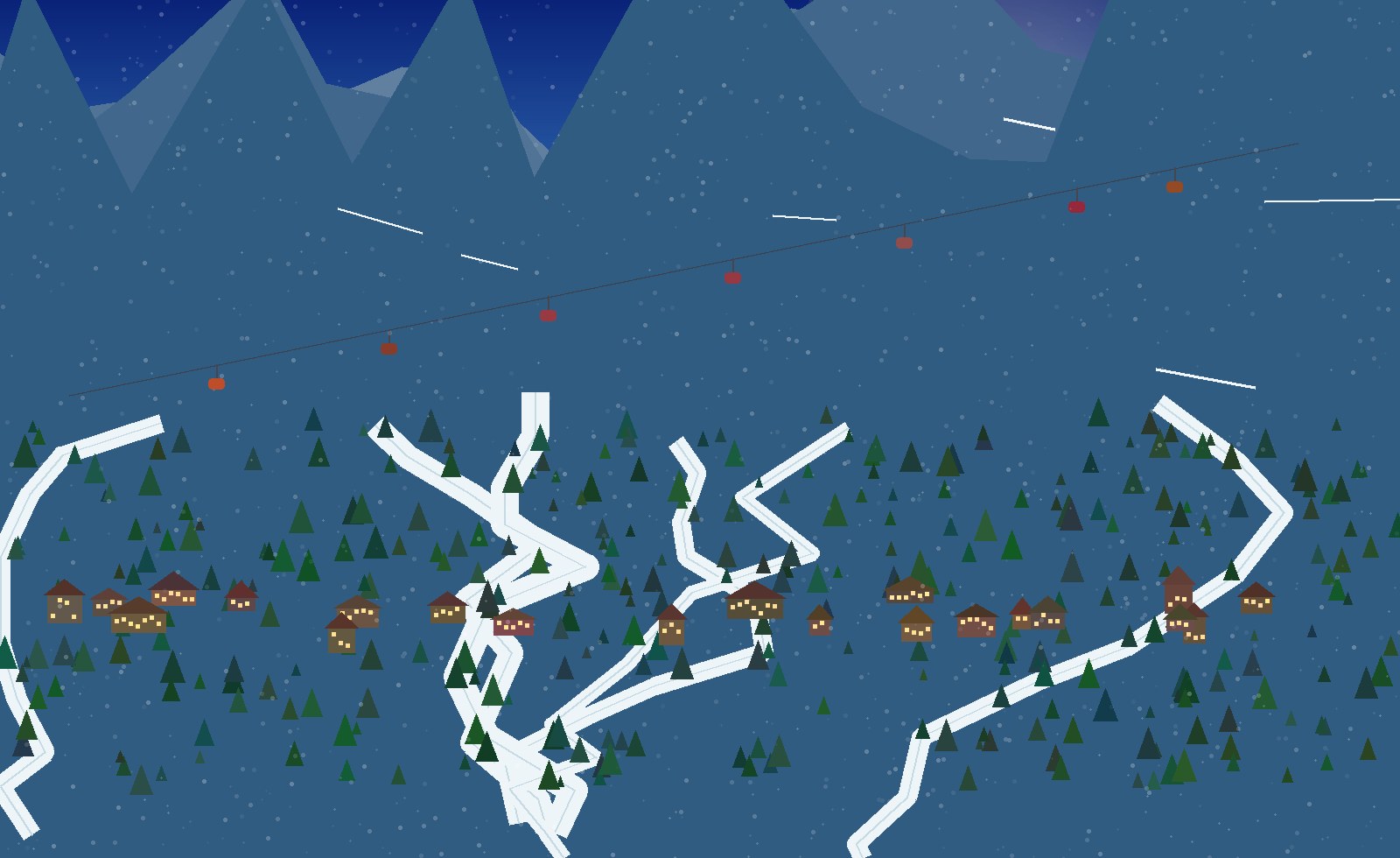 winter alpine scene 11