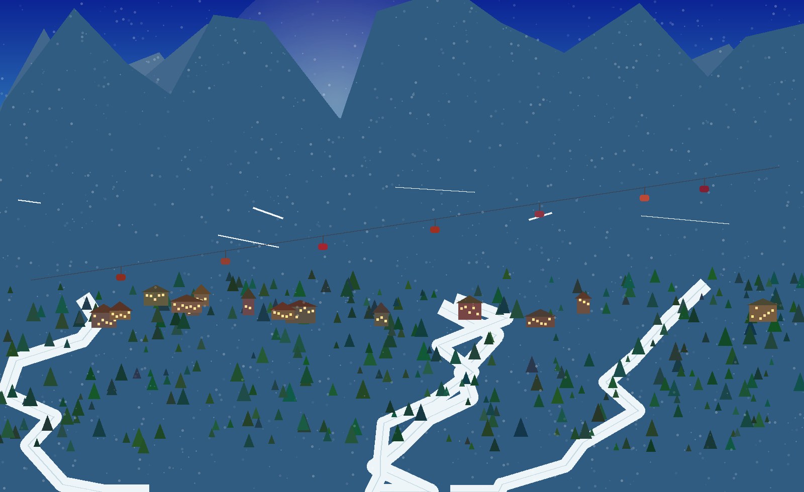 winter alpine scene 12