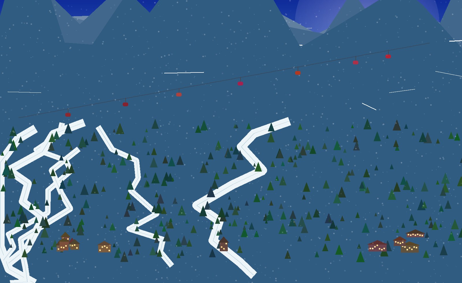 winter alpine scene 13