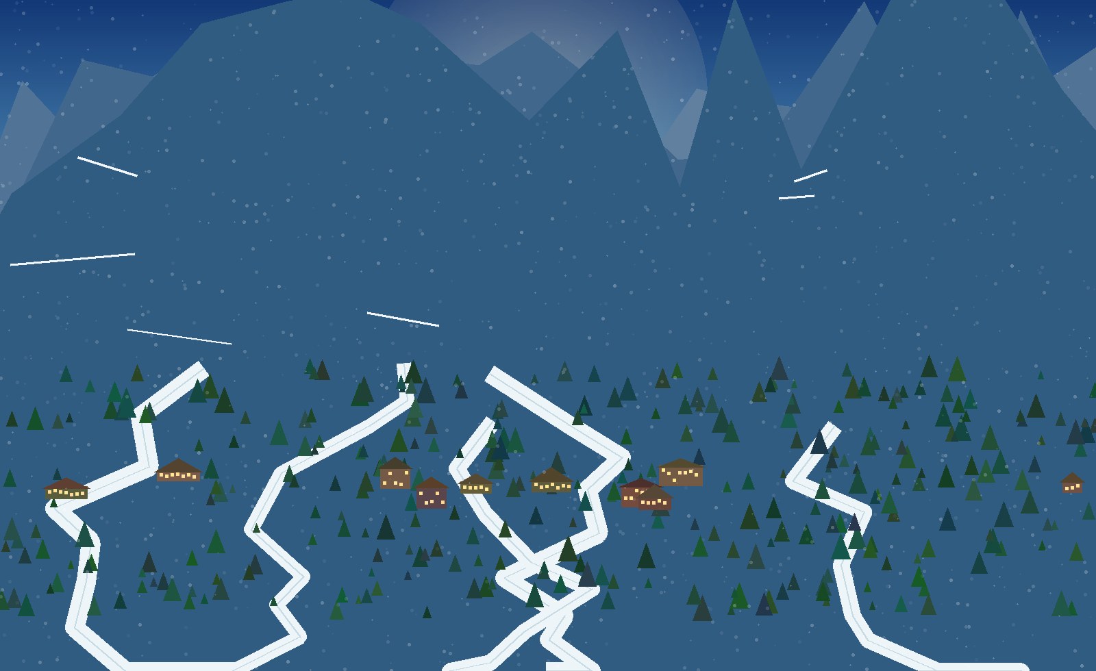 winter alpine scene 14