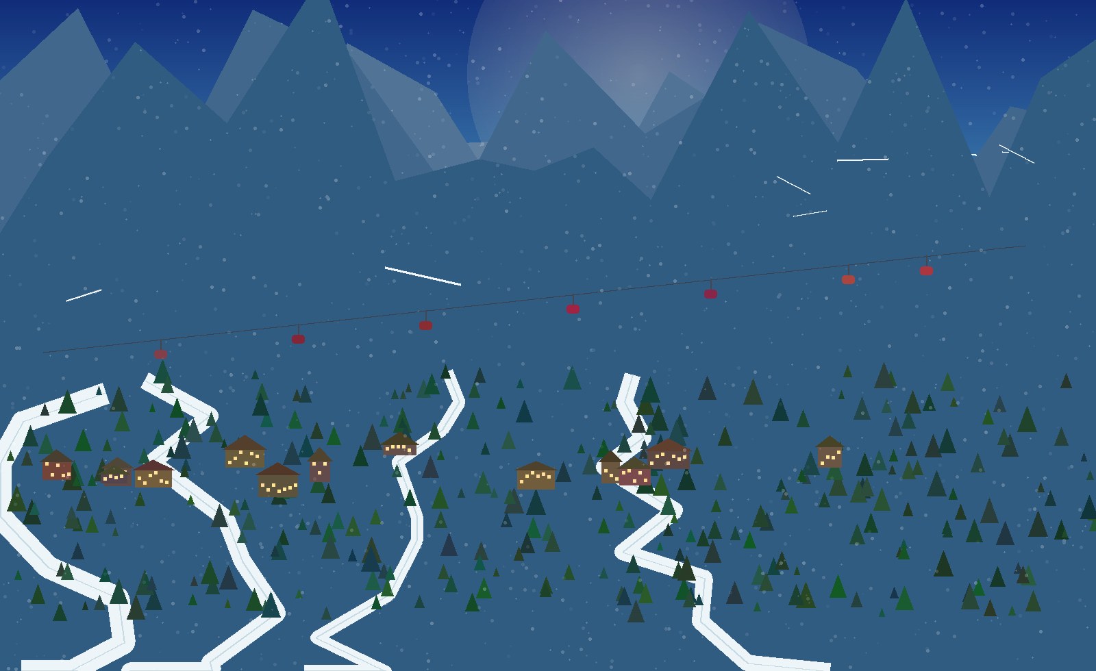 winter alpine scene 16